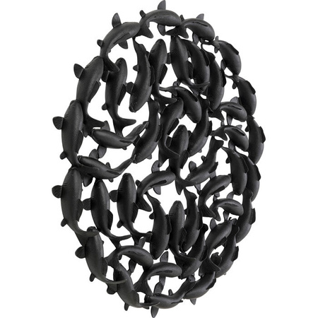 KARE dekoracja ścienna SCHOOL OF KOI 160  czarna