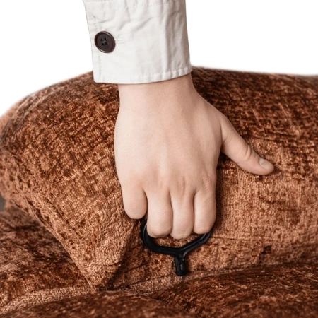 Fotel ARTURO Rudy Welurowy