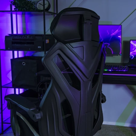 Fotel Obrotowy MAXIMO Czarny/biały