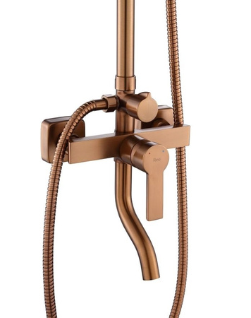 ZESTAW NATRYSKOWY MY2021-77RGG ARGUS MIEDŹ SZCZOTK