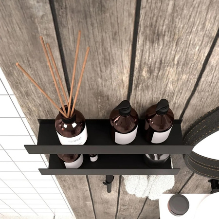 PÓŁKA ŁAZIENKOWA SF04-600-B BLACK