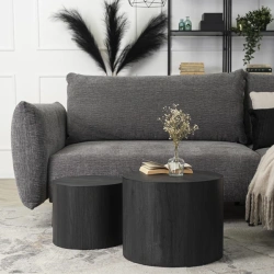 Zestaw Stolików LEILA Czarny