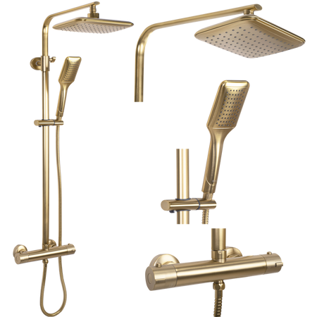 ZESTAW NATRYSKOWY TOM ZŁOTY SZCZO TERMOSTAT