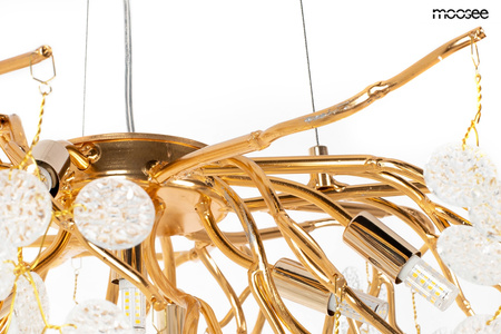 MOOSEE lampa wisząca RIVIERA 60 złota /   clear