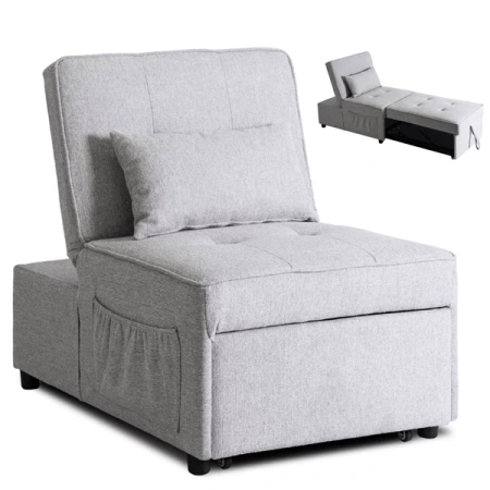 Fotel IBERIS 80 cm Szary