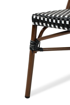 Krzesło ogrodowe CAFE PARIS brązowe       rattan