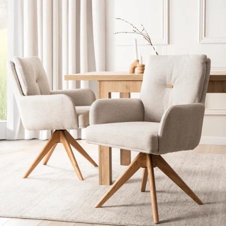 Krzesło Obrotowe BIANCO Beżowe