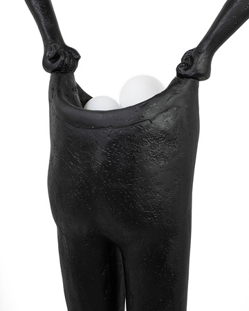 MOOSEE lampa podłogowa HUMAN HOUDINI      czarna