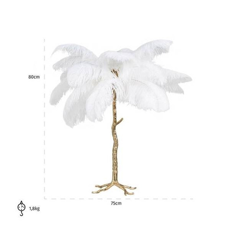 RICHMOND lampa stołowa UPANOVA biała