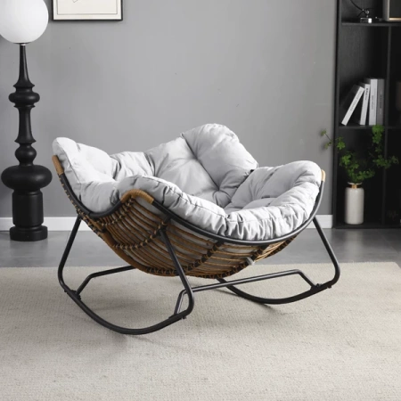 Fotel Bujany ELTON Szary