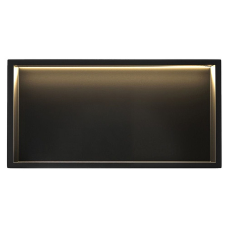 PÓŁKA WNĘKOWA LED 60x30x10 cm BLACK