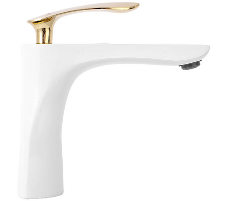 BATERIA UMYWALK JS-B215WG  ORBIT BIAŁA/ZŁOTA NISKA