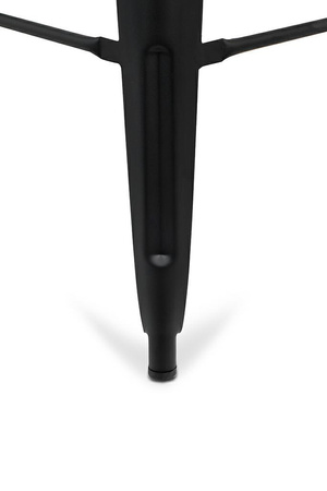 Krzesło barowe TOWER BIG BACK 76  (Paris) czarne