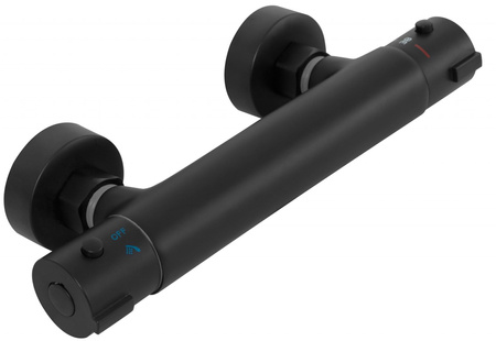 ZESTAW NATRYSKOWY MIKE CZARNY TERMOSTAT