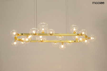 MOOSEE lampa wisząca ALURE OVAL 120       złota