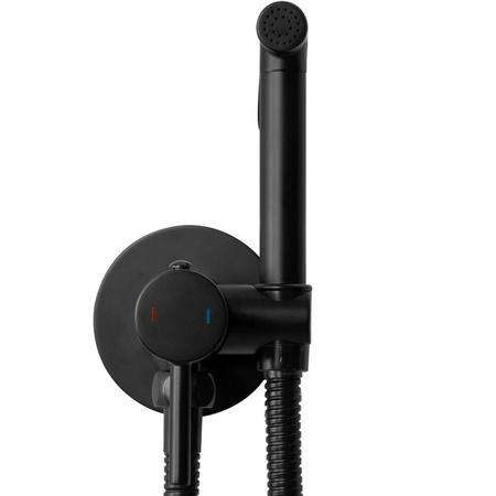 BATERIA BIDETOWA PODTYNKOWA LOOP LUNGO CZARNA