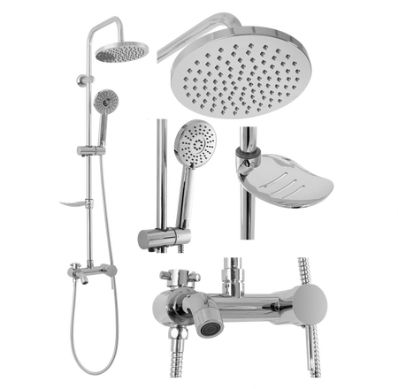 ZESTAW NATRYSKOWY LUIS CHROM