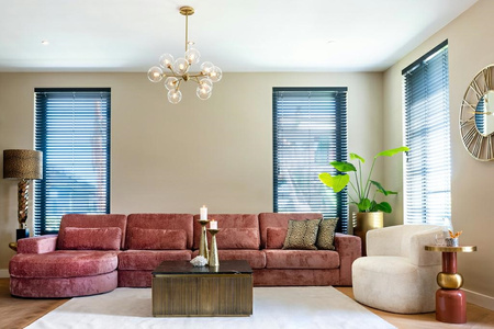 RICHMOND stolik kawowy IRONVILLE -        marmur, metal, MDF, sklejka brzozowa