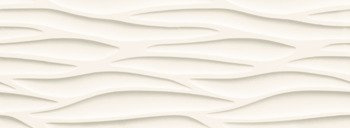 Tubądzin Unit Plus White STR 3 32,8x89,8