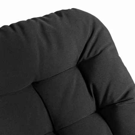 Fotel Bujany AURORA Czarny