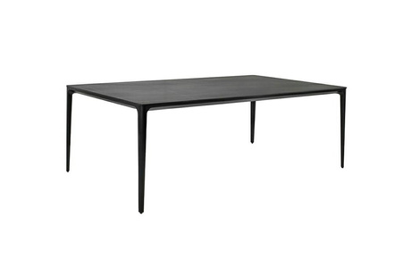 Stół SLIM 180x90 czarny - ceramiczny      marmur, aluminium