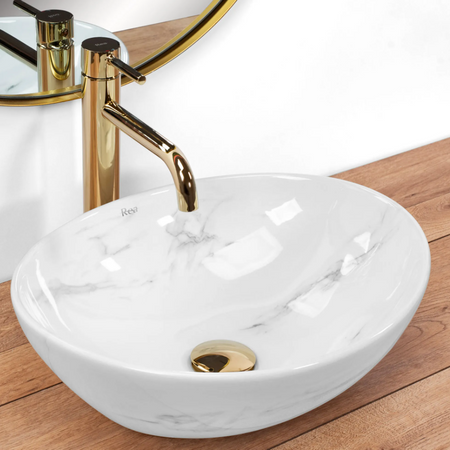 UMYWALKA SOFIA MARBLE NATURE  - NABLATOWA