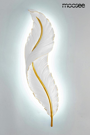 MOOSEE lampa ścienna IKAR 80  biała / złota