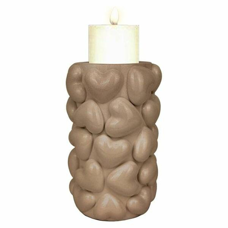 RICHMOND świecznik ANNE HEARTS L złoty