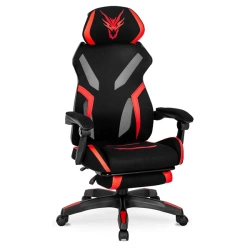 Fotel Obrotowy MAXIMO Czarny/czerwony