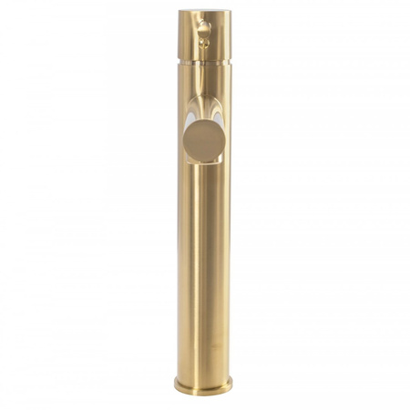 BATERIA UMYWALKOWA TESS ZŁOTA SZCZOTKOWANA WYSOKA