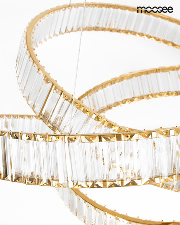 MOOSEE lampa wisząca WAVE 80 złota