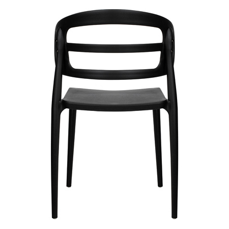 Krzesło MARCUS czarne - polipropylen