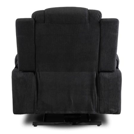 Fotel Masujący z Funkcją Wstawania FENIX Czarny