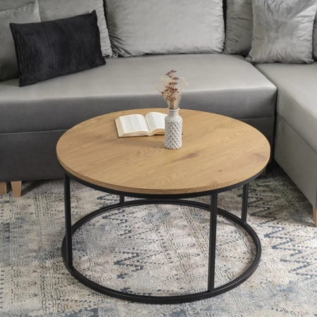 Stolik LELLA MAX Dąb Złoty