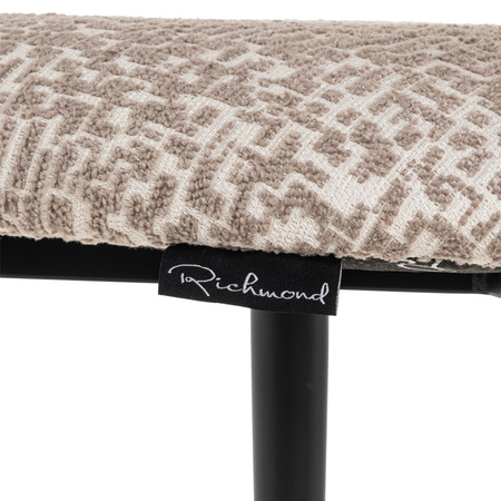 RICHMOND krzesło barowe DANTES 66         natural geo - trudnopalne