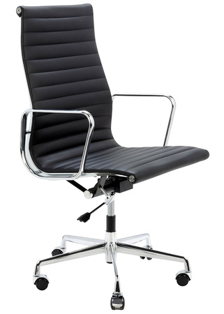 Fotel biurowy AERON PRESTIGE PLUS chrom  - skóra naturalna, aluminium