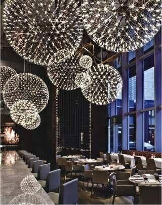 MOOSEE lampa wisząca STELLAR 90 srebrna