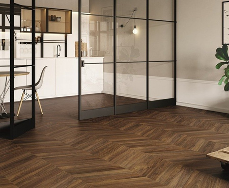 Emil Ceramica Elegant Sleek Wood Mohogany 15x90