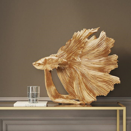 KARE dekoracja BETTA FISH S złota