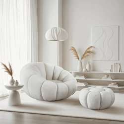 Fotel PETTIT Kremowy