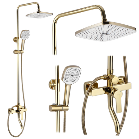 ZESTAW NATRYSKOWY MY2021-77G ARGUS ZŁOTY