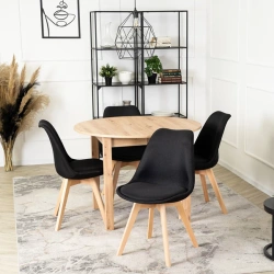 Krzesło NEVEL Czarne