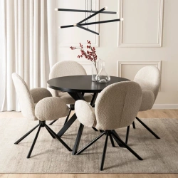 Stół LUKAS 100-250 cm Czarny