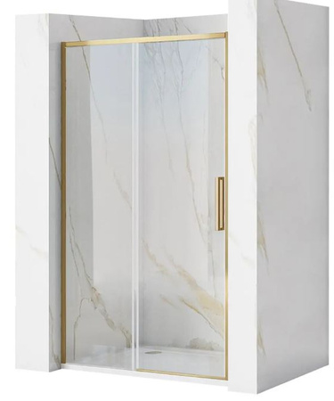 DRZWI PRYSZNICOWE RAPID SLIDE BRUSH GOLD 150