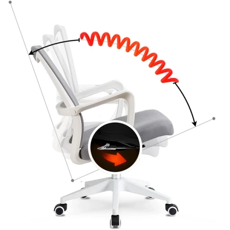 Fotel Obrotowy LEFKAS Szary