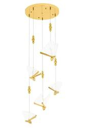 MOOSEE lampa wisząca BUTTERFLY DISC 5     złota