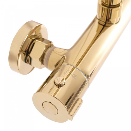 ZESTAW NATRYSKOWY BLISS ZŁOTY TERMOSTAT