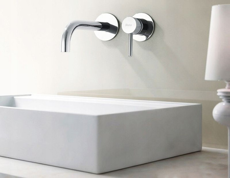 BATERIA UMYWALKOWA PODTYNKOWA LUNGO CHROM + BOX