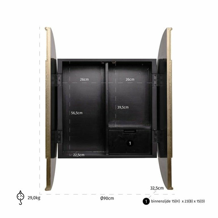 RICHMOND szafka ścienna BOWIE