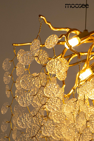 MOOSEE lampa wisząca RIVIERA 60 złota /   clear